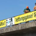 Banner Rettungsgasse